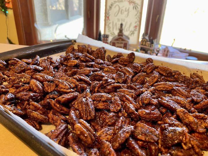 Keto Candied Pecans