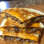 Keto Cheeseburger Quesadillas