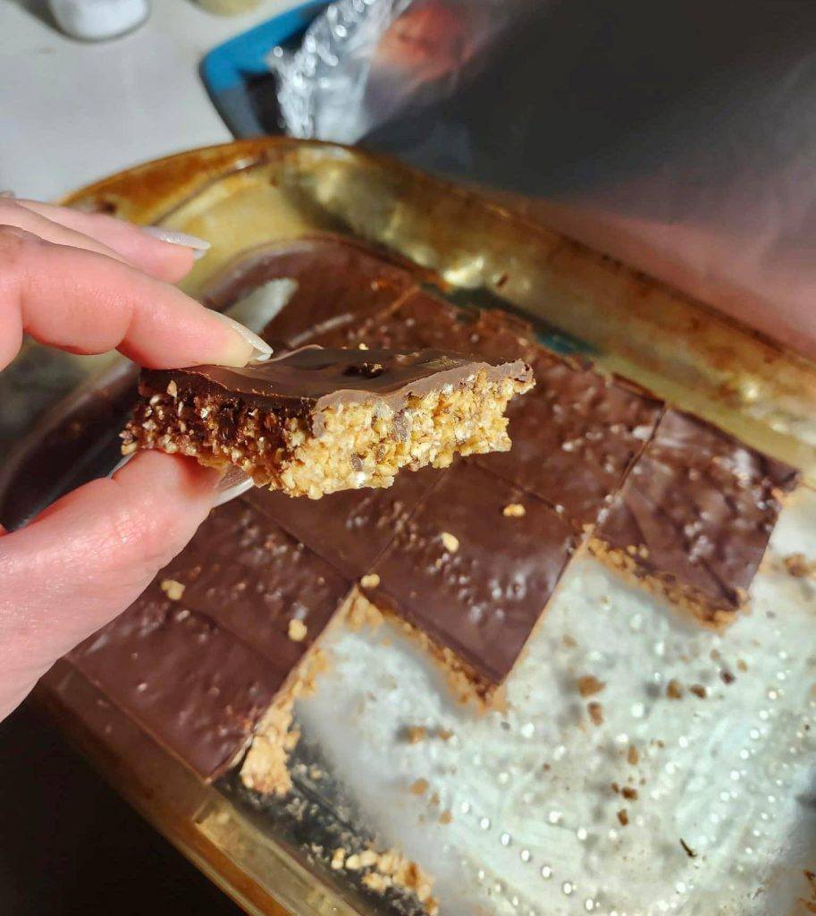 W.W.W.W Chocolate Peanut Butter Oatmeal Bars