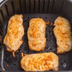 Parmesan coated pork chops in the air fryer