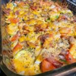 Home Made Loaded Zucchini Bake