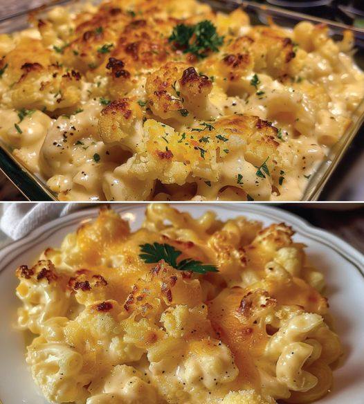 Keto Cauliflower Mac and Cheese