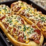 Vegan French Bread Pizza