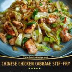 Chinese Chicken Cabbage Stir-Fry