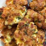 Cheesy Keto Chicken Fritters