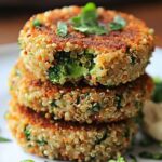 Vegan Broccoli and Quinoa Cakes