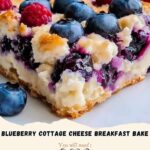 Blueberry Cottage Cheese Breakfast Bake (WW SmartPoints)