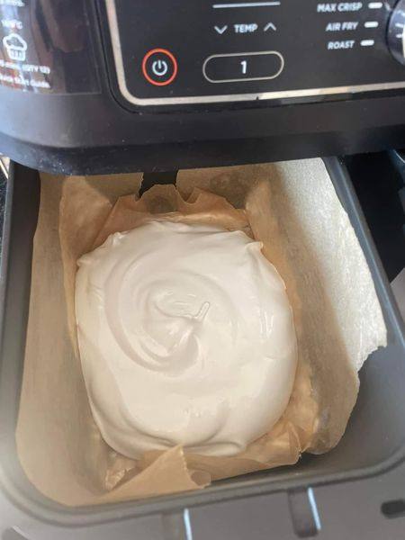 Air Fryer Meringue