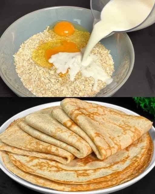 Healthy Oat Pancake Recipe