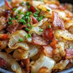 FRIED CABBAGE (WITH BACON, ONION, AND GARLIC)