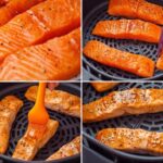 Air Fryer Maple Glazed Salmon