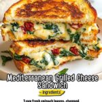 Mediterranean Grilled Cheese Sandwich