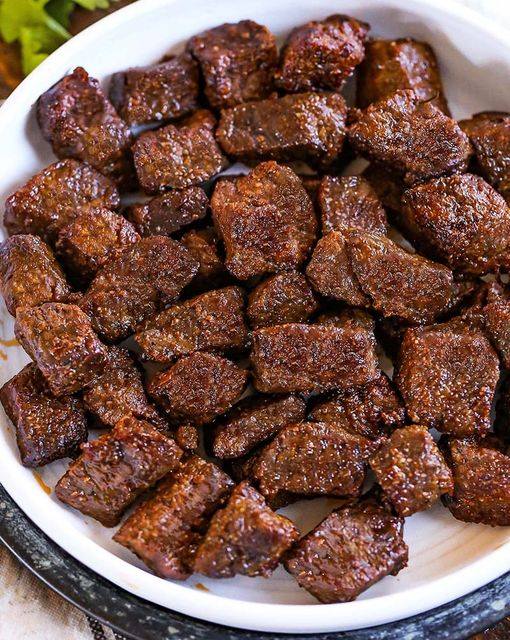 BEST AIR FRYER STEAK BITES