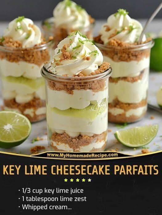 Key Lime Cheesecake Parfait