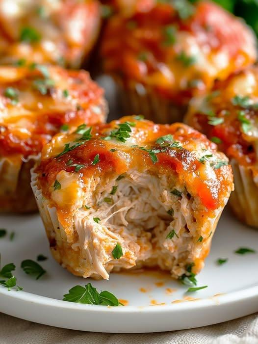 Keto Chicken Meatloaf Cups