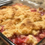 Keto Strawberry Cream Cheese Cobbler