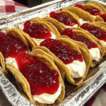 Keto Mini Strawberry Cheesecake Tacos