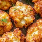 Crispy Cheesy Potato Fritters