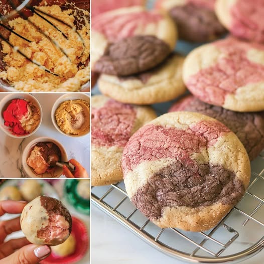 Keto Neapolitan Cookie