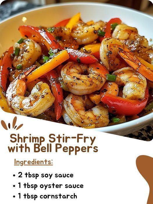 Shrimp Stir-Fry with Bell Peppers