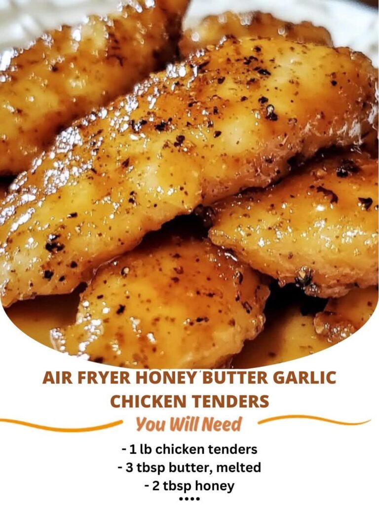 Air Fryer Honey Butter Garlic Chicken Tenders