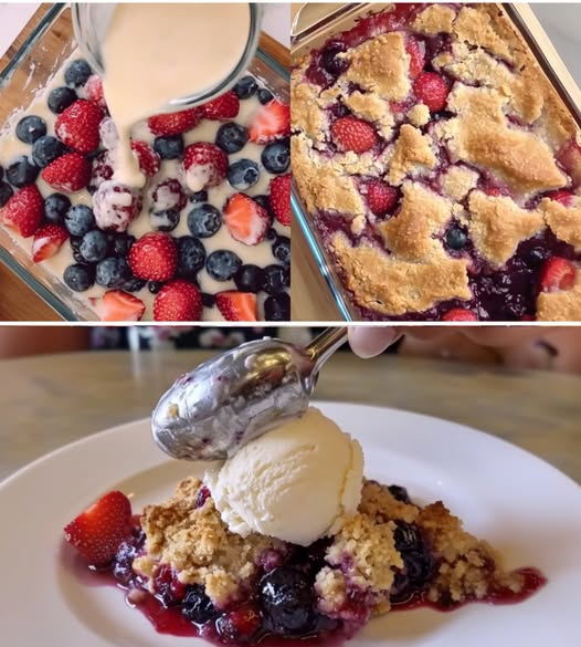 Keto Berry Dump Cake