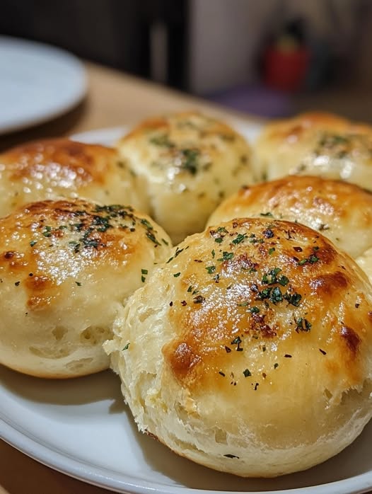 KETO GARLIC BUTTER ROLLS