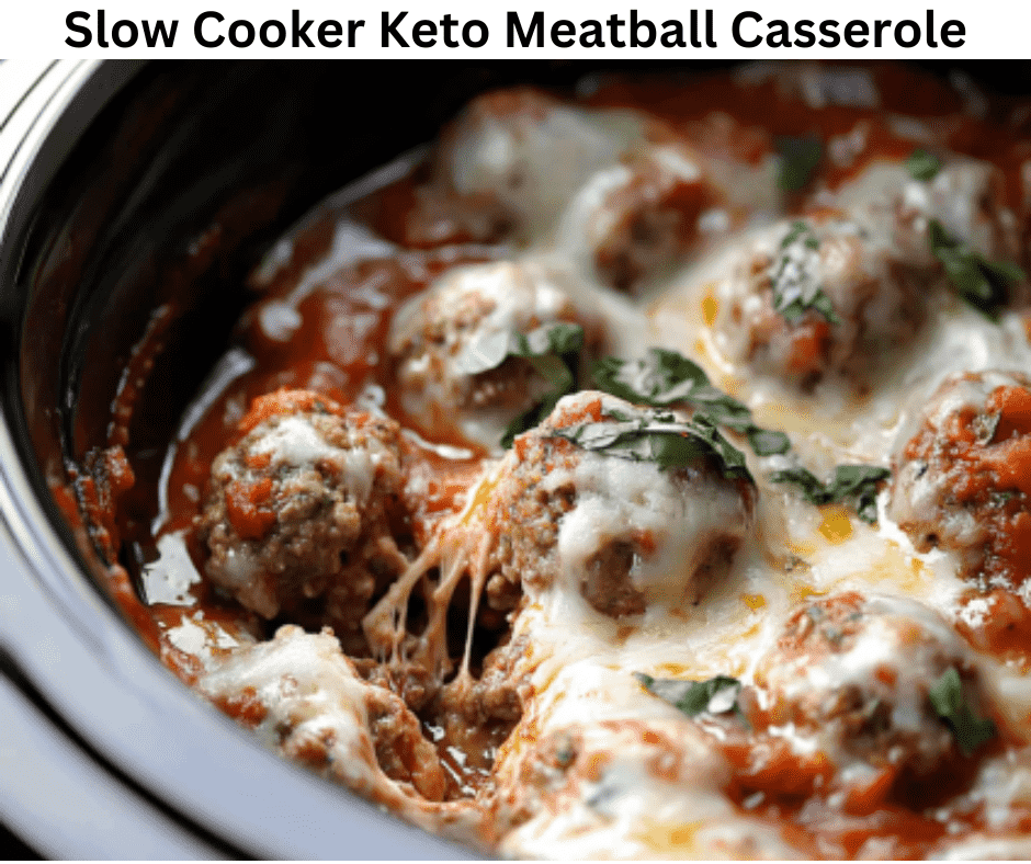 Slow Cooker Meatball Casserole