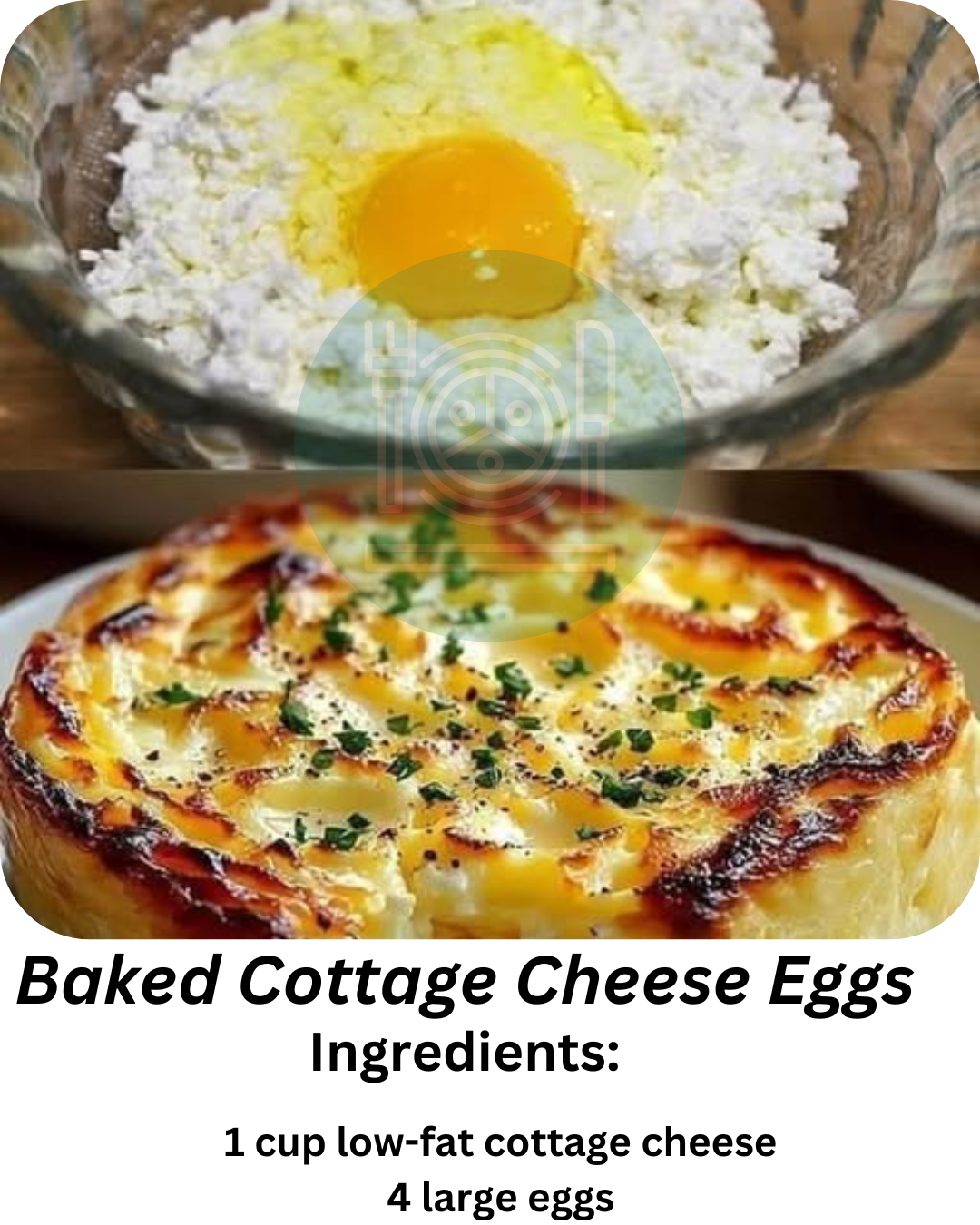 Baked Cottage Cheese Eggs