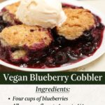 Vegan Blueberry Cobbler
