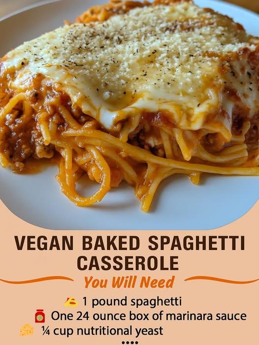 Vegan Baked Spaghetti Casserole