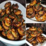 Vegan Garlic Butter Mushrooms