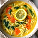 Lemon Orzo Soup