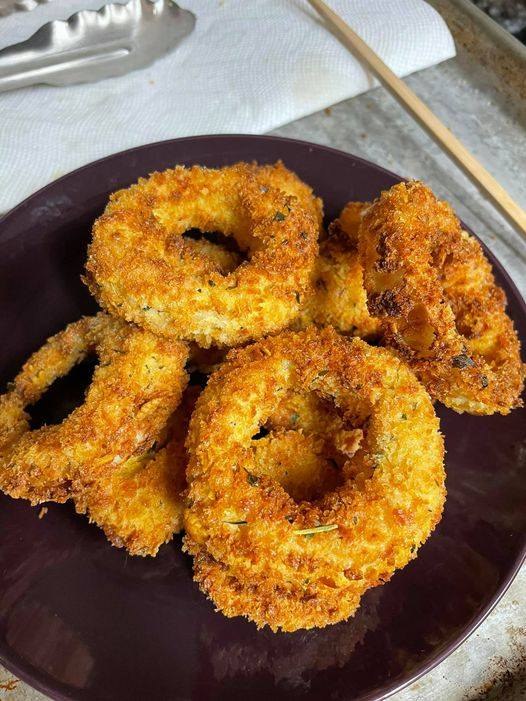 AIR FRYER ONION RINGS