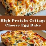 High-Protein Cottage Cheese Egg Bake