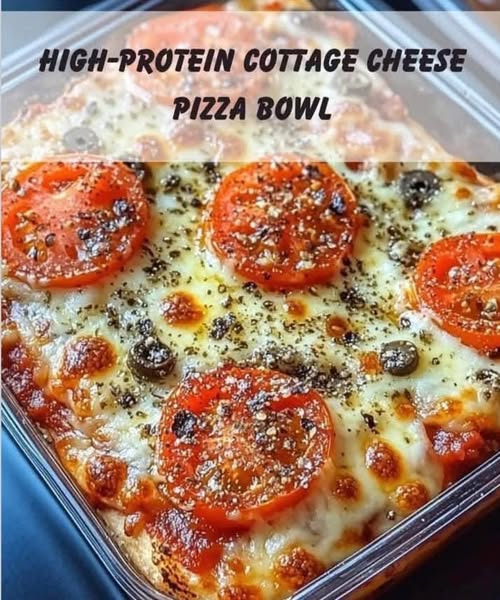 High-Protein Cottage Cheese Pizza Bowl