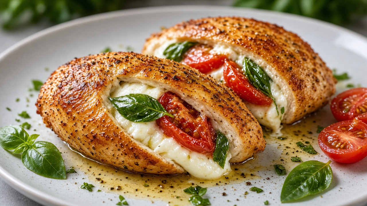 Caprese Stuffed Chicken